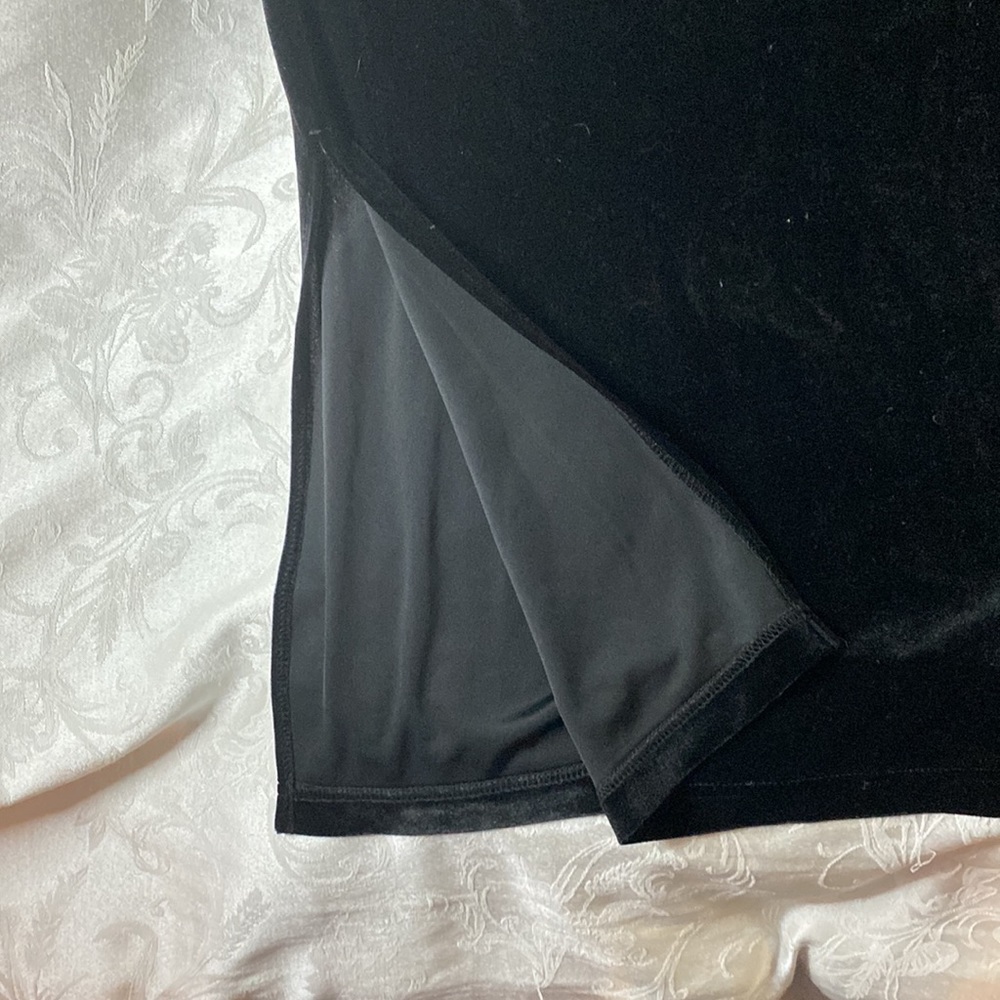 Briggs New York Straight Velvet Skirt - Picture 5 of 7